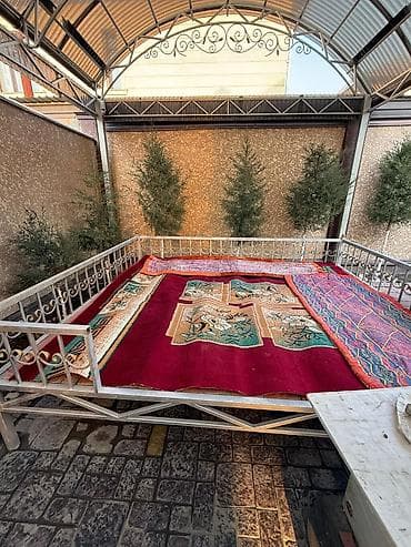 ат башы там: Тапчан 3 x 2 x 1 м, Металл — 3