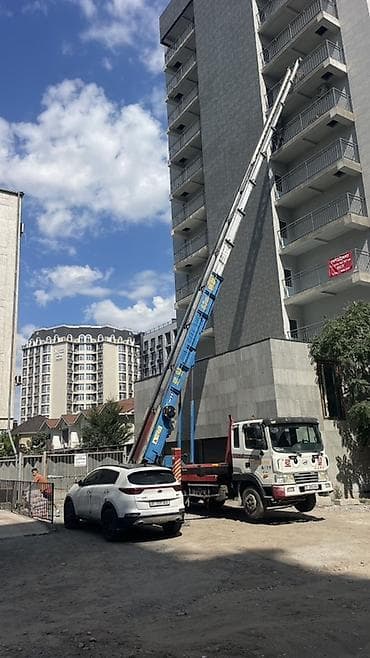 Услуги мебельного подъёмника (грузовой лифт на автомобиле) для подъёма