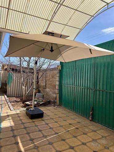 маскидный сетка: Пляжно-садовый зонт с боковой стойкой и верхней вентиляционной секцией — 8