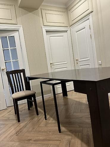 Стол жана отургуч комплекттери: Ашкана үстөлү жана отургуч, түсү - Күрөң — 2