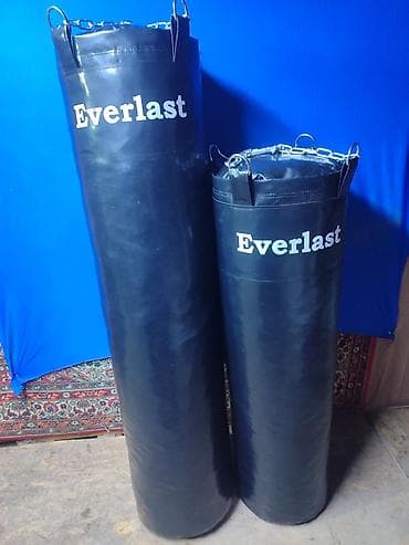 форма для зала: Боксерские мешки Everlast Высота 120см диаметр 38см цепи и карабин в — 7