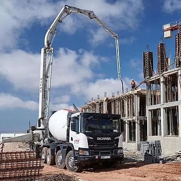 бак volvo: Бетононасос, Mercedes-Benz — 3