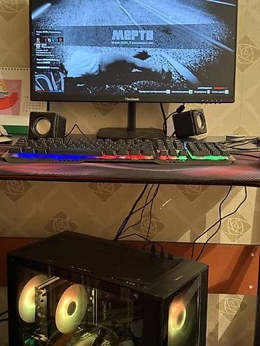 Аксессуары для ПК: Монитор 240 Гера Гта 5 жакшы ойнолот Игровой ПК с подсветкой и — 3
