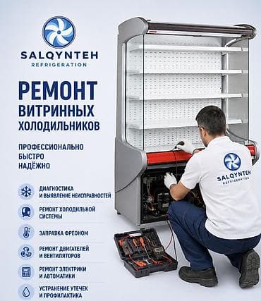 Ремонт техники: Ремонт витринных холодильников и морозильных шкафов Профессиональный — 1