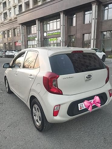 яркие: Kia Morning: 2018 г., 1 л, Автомат, Бензин, Хэтчбэк — 4