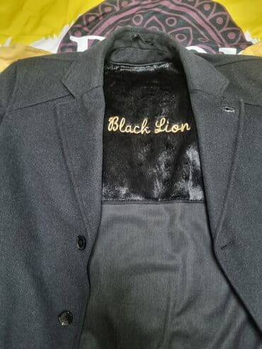 брендовые мужские спортивные костюмы из турции: Продаю турецкое пальто 56-58 размер от бренда black lion, темно серый — 3