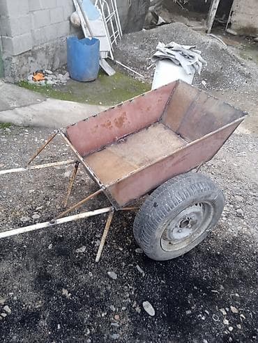 Мебель: Садово-строительная тачка и тележка, Стальная, Двухколесная, Новый, В розницу — 6