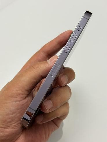 face id: IPhone 14 Pro, Б/у, 128 ГБ, Deep Purple, Защитное стекло, Чехол, 79 % — 4