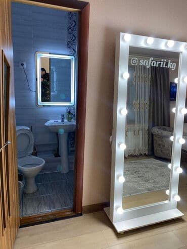 гостиница бишкек район ош базар: 25 м², С мебелью — 1