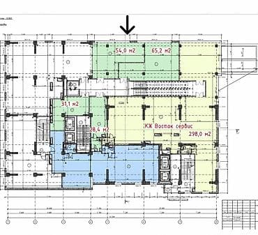 сдаю место в аренду: Продажа офисов 54 м², Без ремонта, Без мебели, Многоэтажное здание, 2 этаж — 3