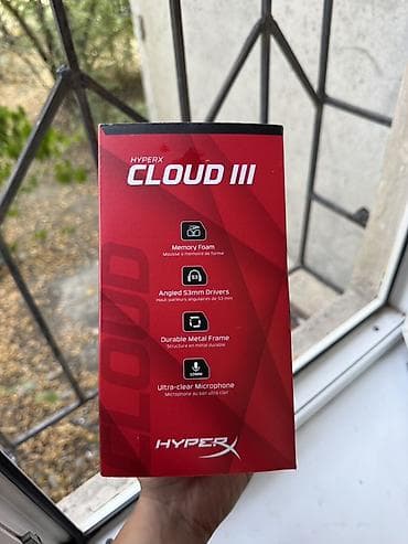 hyper x claud: Игровая гарнитура HyperX Cloud III Ключевые особенности: - Фирменный — 2