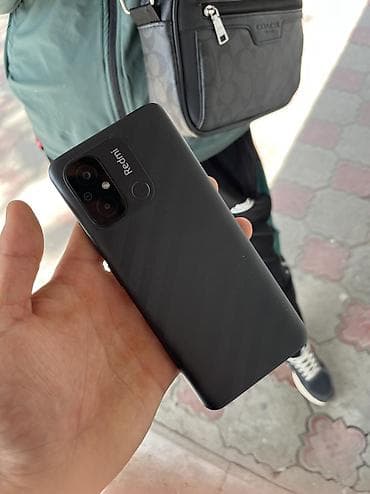 vivo y12: Redmi, Redmi 12C, Б/у, 128 ГБ, цвет - Черный, 1 SIM, 2 SIM — 1