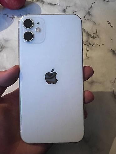 Компьютеры, ноутбуки и планшеты: IPhone 11, Б/у, 64 ГБ, Белый, Чехол, 91 % — 2