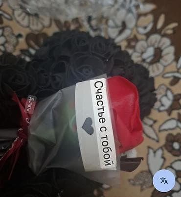 karcher kg: Элегантный Медведь-Роза с реалистичными искусственными цветами — 6