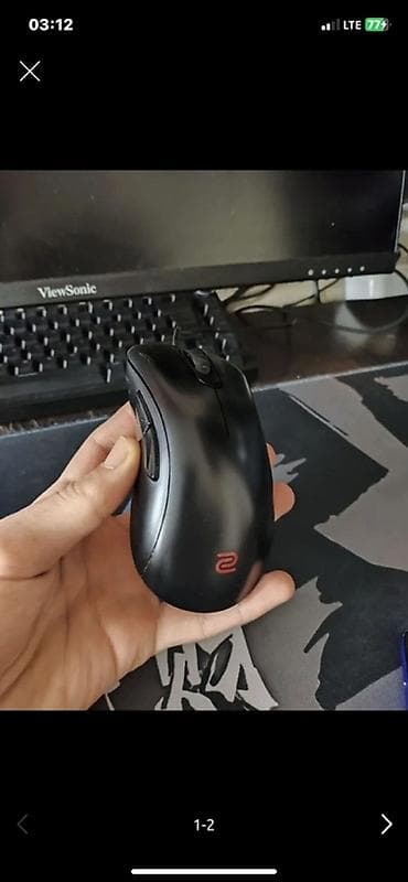 Игровая мышь Zowie S-2 - Эргономичная форма для правшей с выраженной