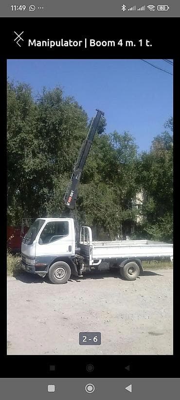 кран гия: Продаю мини манипулятор Митсубиси Кантер установка ХИАБ 26 1.9 тонна — 1