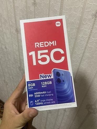 cubot max 5: Redmi, Redmi 15C, Б/у, 128 ГБ, цвет - Черный, 2 SIM — 3
