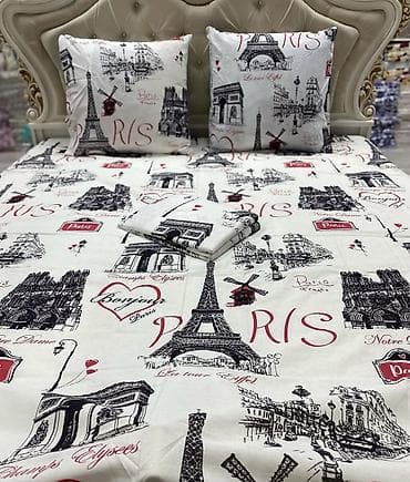 стильная наволочка: Комплект постельного 100% хлопок фланель, бязь, кретон, лён, белья с — 1