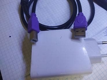 буфер а: USB 2.0 кабель для принтера (A–B) - Разъёмы: USB-A (мальчик) — USB-B — 3