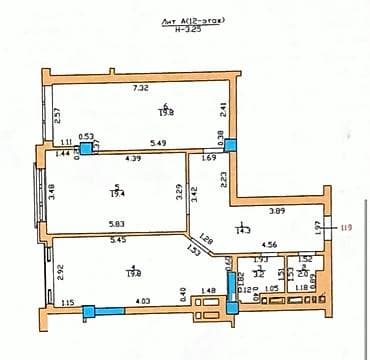 Недвижимость: 2 комнаты, 78 м², Элитка, Мед Академия Элитка, 2 этаж, Дизайнерский ремонт — 3