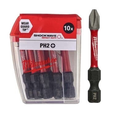 Milwaukee биты торсионные ph 2 50mm Американский бренд Milwaukee цена