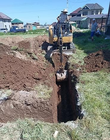Экскаватор кызматтары: Экскаватор | Участокту пландаштыруу, Демонтаж, Канализация, септик — 1
