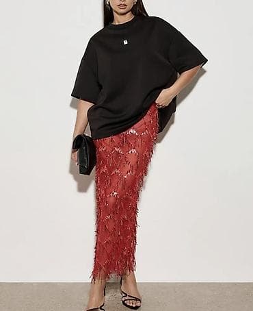 кызыл кия кыз: Стильная юбка, Размер М. Как на фото — 5