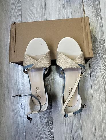 кросс шлепка: Женские сандалии FASHION, размер 38. - Открытый носок, аккуратная — 2