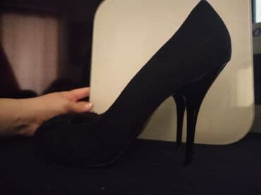 брендовая куртка: Туфли, 39, Maria Moro, Б/у, цвет - Черный, Платная доставка — 3