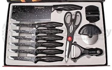 Набор кухонных ножей Zepter Knife Set 18 предметов представляет собой