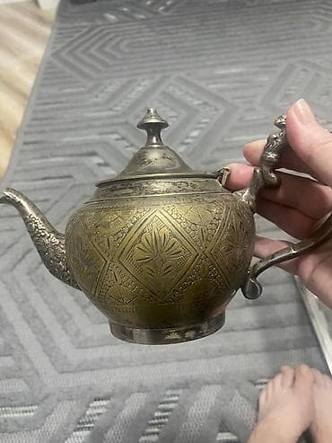 coffee table: Антикварный чайно-кофейный сервиз с ручной гравировкой на — 4