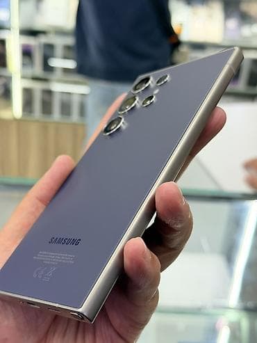 самсунг 30: Samsung Galaxy S24 Ultra, Б/у, 256 ГБ, цвет - Фиолетовый, 2 SIM — 6