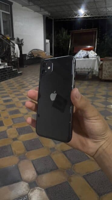 скупка сломанной техники: IPhone 11, Б/у, 64 ГБ, Black Titanium, Коробка, Чехол, 75 % — 3