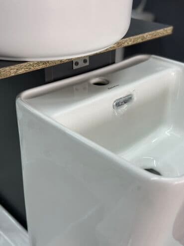 уличный туалет: Унитаз Напольный, Новый, Материал: Фарфор — 3