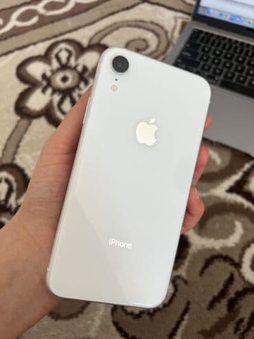 часы apple watch 2: IPhone Xr, Колдонулган, 128 ГБ, White Titanium, Каптама, 78 % — 1