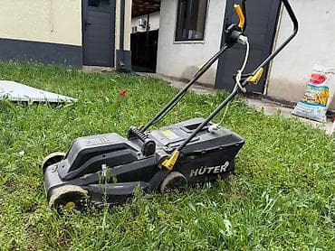 Үй жана бакча үчүн баардык: Электрическая газонокосилка Huter ELM-1100 - Сетевой тип, питание от — 4