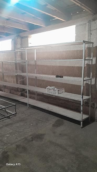 Металлические стеллажи и торговые полки для магазина/склада цена за — 6
