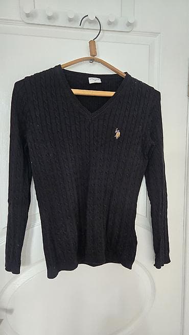 Шымдар: Эркектердин свитери, M, Us Polo Assn, Колдонулган, түсү - Кара — 2