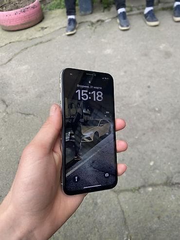 айфон икс эс: IPhone Xs, Б/у, 64 ГБ, Серебристый, Защитное стекло, Чехол, 75 % — 2