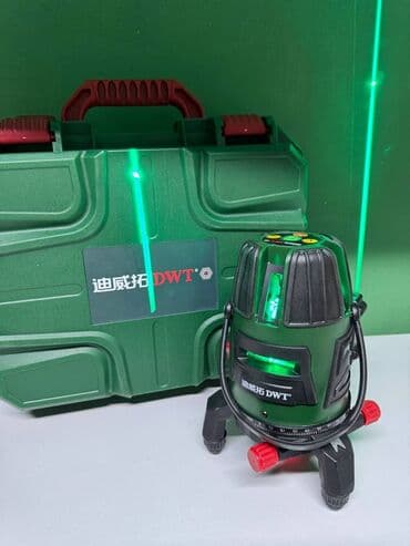 заряд акумулятора: Лазерный уровень фирмы: DWT 5д в комплекте: два аккумулятора и — 2