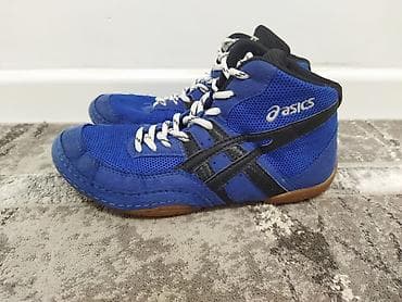 обувь асикс купить: Борцовки ASICS J902Y (борцовки/рестлинг) - Цвет: синий с черными — 2