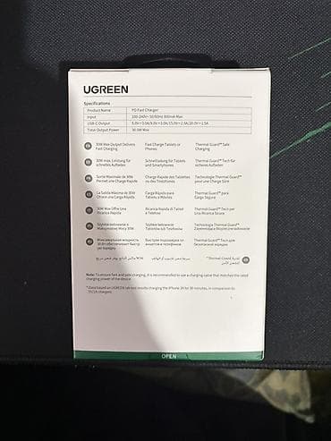 fast: Продам UGREEN USB‑C PD Fast Charger 30W (EU)! 1 день в пользовании — 4
