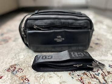 d 800: Барсетка, Coach, Материал: Комбинированный материал, Застежка на молнии, Б/у — 3