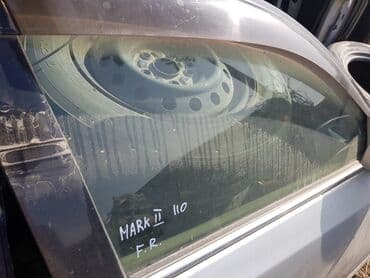 тайота марк: Toyota Mark 2 110, дверное стекло правое, тоета марк 2 110, Стекло — 1