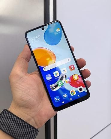 Redmi, Redmi Note 11, Б/у, 128 ГБ, цвет - Синий, 2 SIM