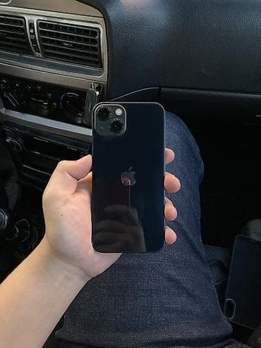 IPhone 13, Б/у, 128 ГБ, Синий, Защитное стекло, Чехол, 100 % — 2