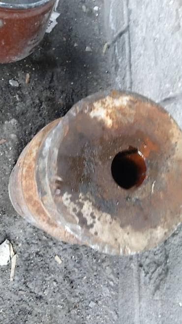 down pipe: Колесы рельсовые продаю, одна шт 5000 сом. Все размеры на фото — 3