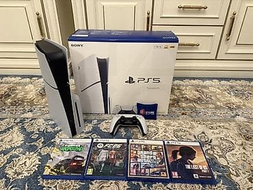 PlayStation slim 5 (модель CFI-2115) с дисководом, SSD 1 ТБ. В