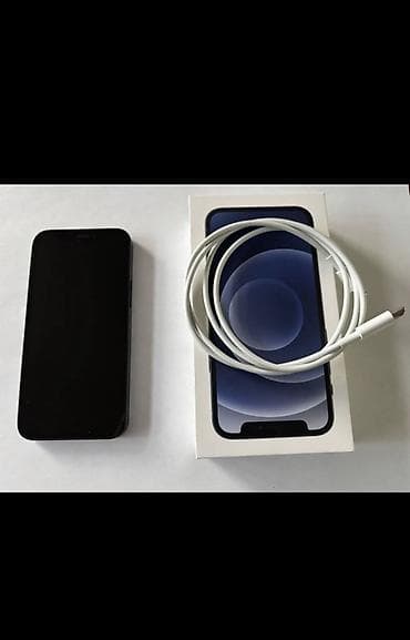 IPhone 12 mini, 64 ГБ, Синий, Коробка, 77 %