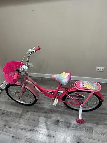 Велосипеддер: Балдар үчүн велосипед, 2 дөңгөлөктүү, 6 - 9 жаш, Кыз үчүн, Жаңы — 3